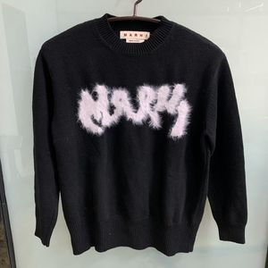 Marni black crew neck sweater